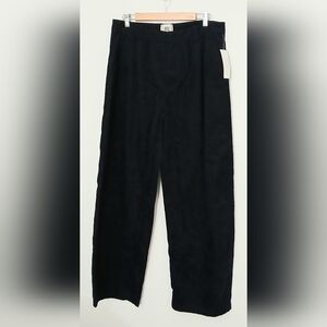 BDG Urban Outfitters Women's 12 Wide Leg Pants Navy Blue Lightweight Corduroy